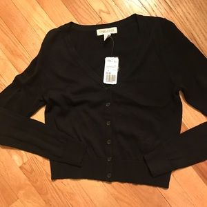Black cardigan